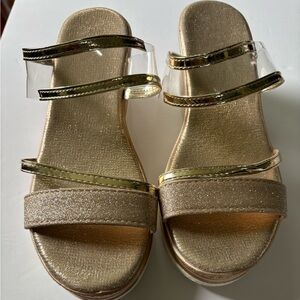 Gold Women's Sandals